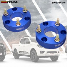 EPMAN Front Suspension Lift Up Kits Coil Spacers Strut Shocks Absorber Spring Raise 32mm Aluminum For Nissan Navara NP300 EPFL08NS40